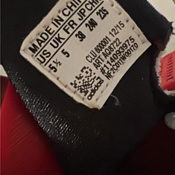 Vintage Adidas D Rose 6 Boost Red Women’s Chicago Bulls Basketball - Picture 7 of 8